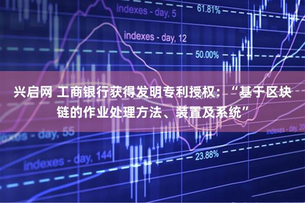 兴启网 工商银行获得发明专利授权：“基于区块链的作业处理方法、装置及系统”