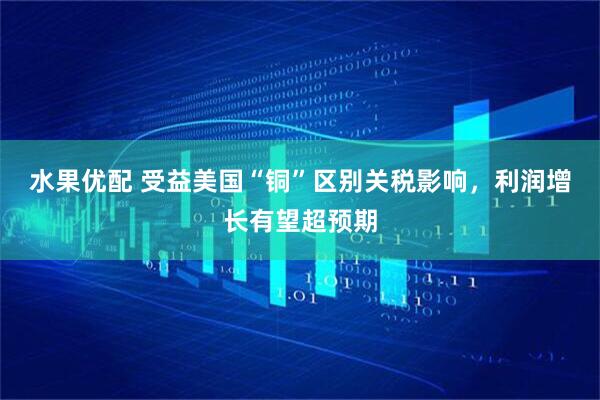 水果优配 受益美国“铜”区别关税影响，利润增长有望超预期